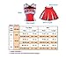 Colorful House Womens Cheerleader Costume Uniform Fancy Dress Red, US 14-16 (XL)