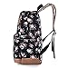 School Bookbags for Girls, Floral Backpack College Bags Women Daypack by Veenajo