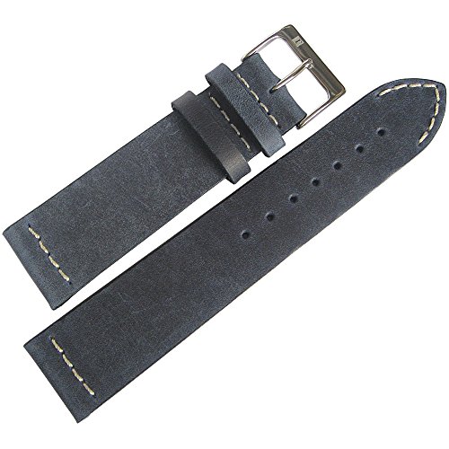 ColaReb 20mm Venezia Blue Leather Watch Strap