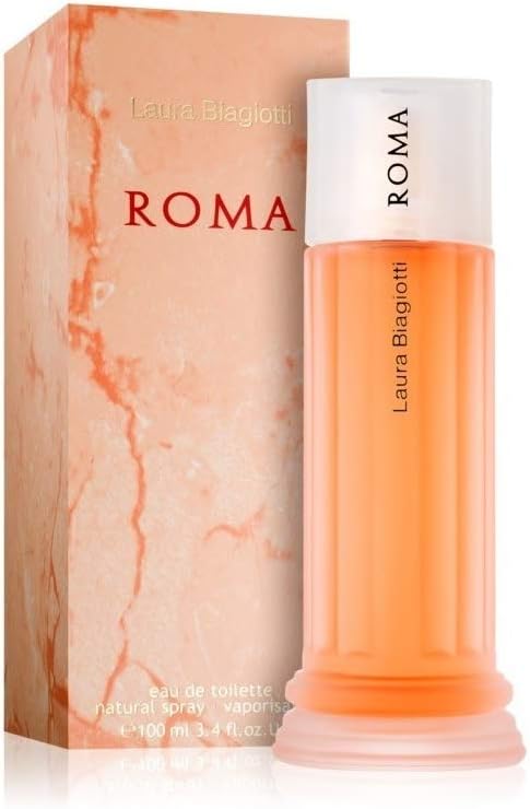 Laura Biagiotti Roma Eau De Toilette Spray 100ml Amber Citrus Fragrance Women