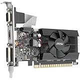MSI Gaming GeForce GT 710 2GB GDRR3 64-bit HDCP Support DirectX 12 OpenGL 4.5 Single Fan Low Profile Graphics Card (GT 710 2G