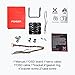 FALCORC FOXEER Predator V3 Standard FPV Camera, 1.8mm Lens 1000TVL 16:9/4:3 PAL/NTSC Switchable Super WDR OSD DC 5-40V HS1217 Mini Camera Drone FPV Racing(Black)
