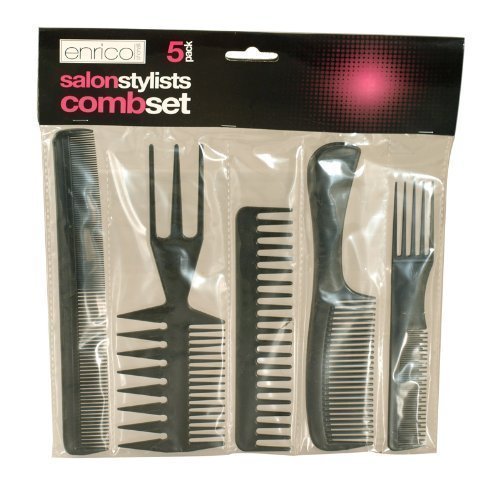 Enrico Salon Stylists Assorted Comb Set 5 Pack