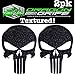 Punisher Skull Grip Tape Decal for tumblers Phone Cases Laptop Gun (Black)