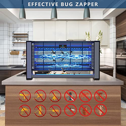 Homesuit Indoor Bug Zapper 20W, Powerful 3000V Electric Bug Zapper
