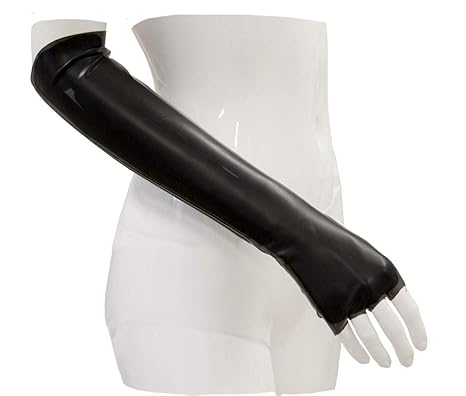 Schuldiges Vergnügen - Latex-Hosen - Datex GP Gants longs - Noir - Zwart, Zwart, Large