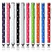 10PCS Metal Bling Crystal Stylus Pens Compatible with All Capacitive Touchscreen Devices (Including iPad, iPhone, iPod, Android Tablets, Samsung Galaxy Tablet and More)