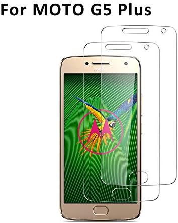 Touching Lenovo Moto G5 Plus Screen Protector,9H Scrath Resistance Tempered Glass Film Screen Protection HD Clear Protector for Moto G5 scratch-proof 2 Pack
