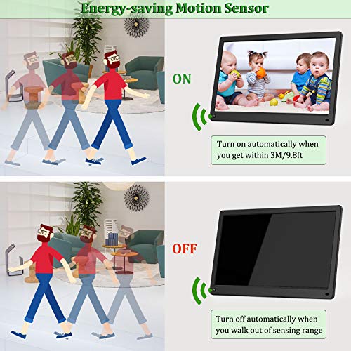 Atatat 15.6 Inch Digital Photo Frame with Motion Sensor, 1920x1080 IPS