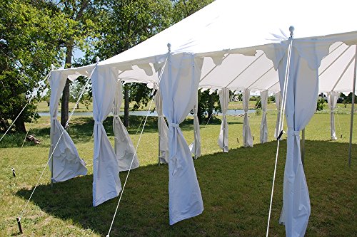 40'x25' Polyester Pole Tent - Heavy Duty Fire-Retardant Party Wedding Canopy Shelter - By DELTA Canopies - Thumbnail 3