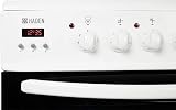 Haden 60cm Electric Cooker with Double Oven, Grill & Ceramic Hob White view 2