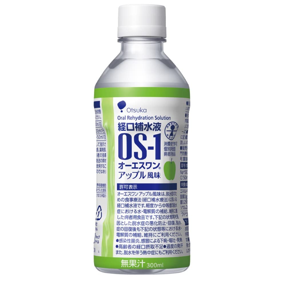 大塚製薬工場 経口補水液 オーエスワン アップル風味 ペットボトル 300mL×24本商品画像
