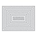 Sizzix 661561 Framelits Die Set, Rectangles, Dotted by Stephanie Barnard (9/Pack)