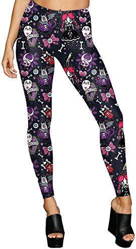 Women's Halloween Print Design Graphic Stretch Fashion Party Leggings