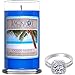Jackpot Candles Ocean Breeze Candle with Ring Inside, Size 7