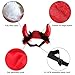 Legendog Cat Costume Halloween Pet Costumes Red Velvet Pet Cape with Hat Pet Apparel for Small Dogs and Cats (Cape & Horn & Hat) (Halloween Cape)