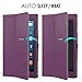 MoKo Case for Fire HD 8 2016 Tablet - Slim Folding Stand Cover with Auto Wake / Sleep for Amazon Fire HD 8 (Previous 6th Generation - 2016 Release ONLY), PURPLE