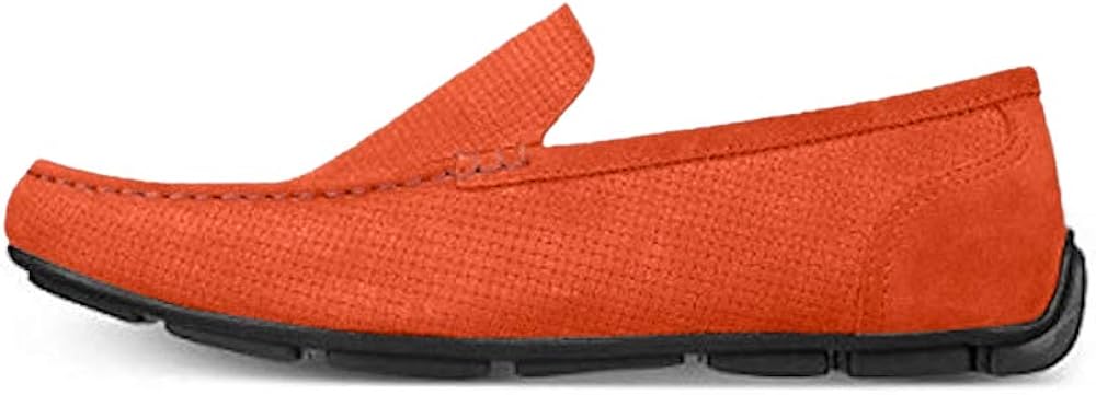 orange moccasins