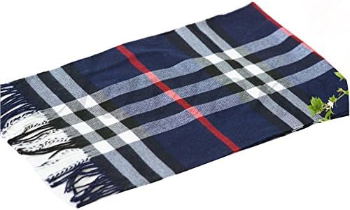 Womens Winter Warm Checked Plaid Scarf Tartan Wrap Neck Shawl Stole Pashmina