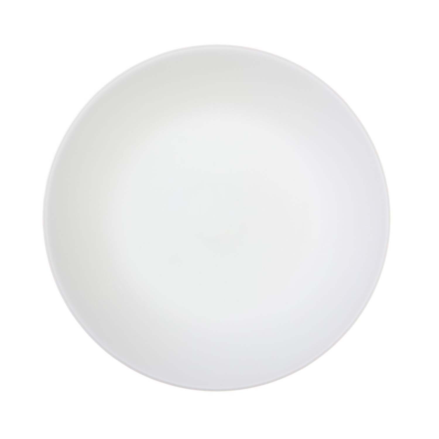 Corelle 3122 22 cm Vitrelle Glass Winter Frost White Luncheon Plate, Pack of 6
