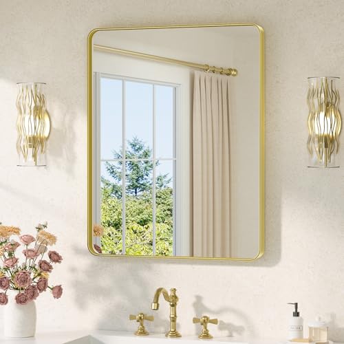 TETOTE Gold Framed Wall Mirror 24 x