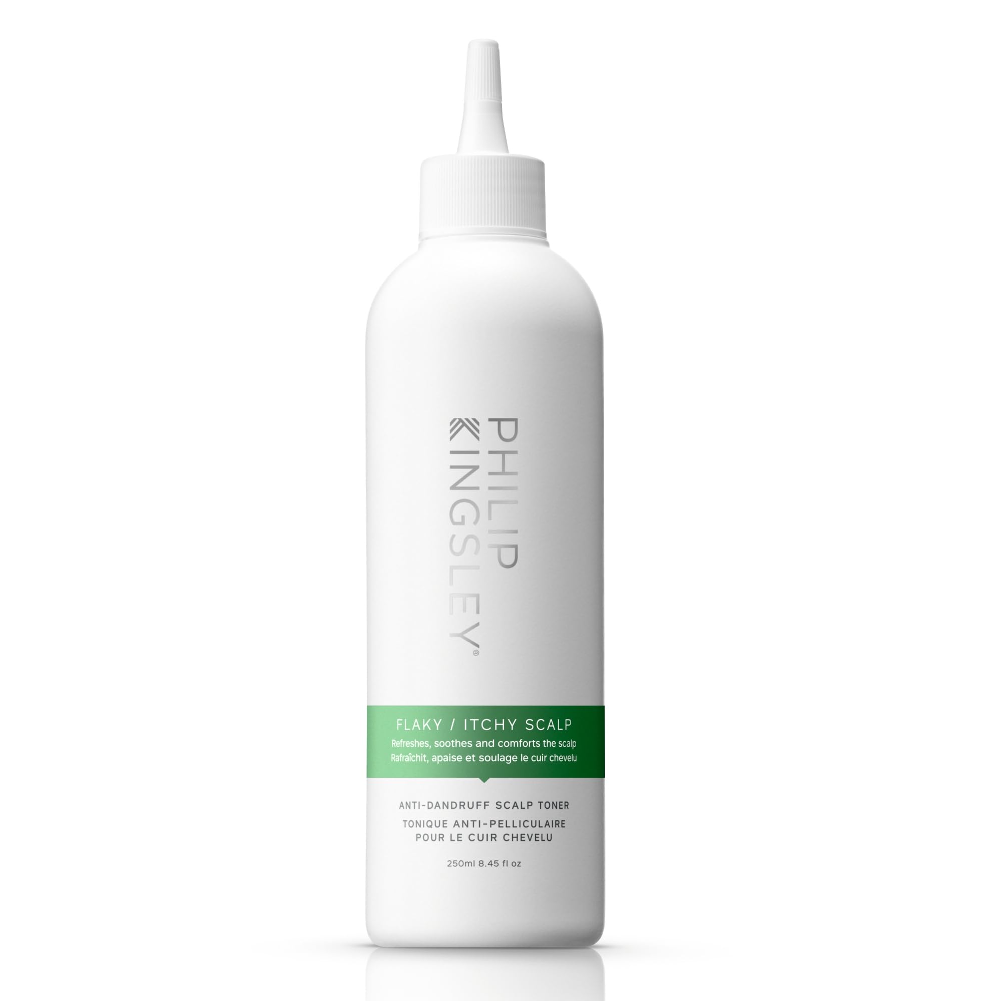 Philip Kingsley | Flaky/Itchy Scalp Toner | Anti Dandruff Toner for Dry and Oily Scalps | Soothing and Calming Scalp Care Products | Refreshes, Relieves, Soothes, and Comforts the Scalp | 250ml
