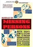 BUREAU OF MISSING PERSONS / (B AND W FULL MOD      image