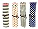 iSuperb® Cute Roll-up Pencil Bag 4PCS Differently-Colored Striped Polka Dot Pouches Canvas Stationary Bag Case Cosmetics Bag Pouch for Students Girls Boys(4 PCS Striped Polka Dot Roll-up Pencil Bag)