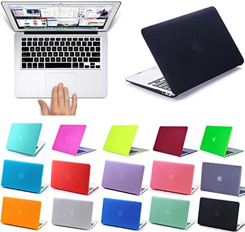 Coosbo - Fashion Hard Case Protective Cover + Keyboard skin for 13" 13.3" Apple Mac 2016 NEW Macbook Pro [USB-C ports] ((Model:A1706 or A1708 on the bottom of laptop), Matt-Black)