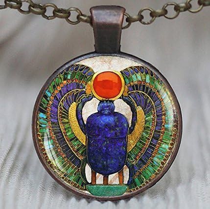 Egyptian Scarab pendant, ancient egypt jewelry, Egypt necklace, Egyptian jewelry, Scarab Necklace, Scarab Jewelry, Historical pendant,