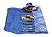 Athena's Elements Crochet Hook Knitting Case Deluxe Organizer with Zippered Pouch Accessories Holder Fits 20 Plus Hooks Stylish Sturdy Secured Portable Excellent Quality Functional Case, Blue Peacock