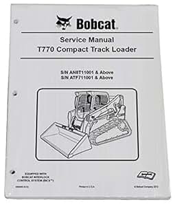 Amazon.com: Bobcat T770 Compact Track Loader Repair Workshop Service