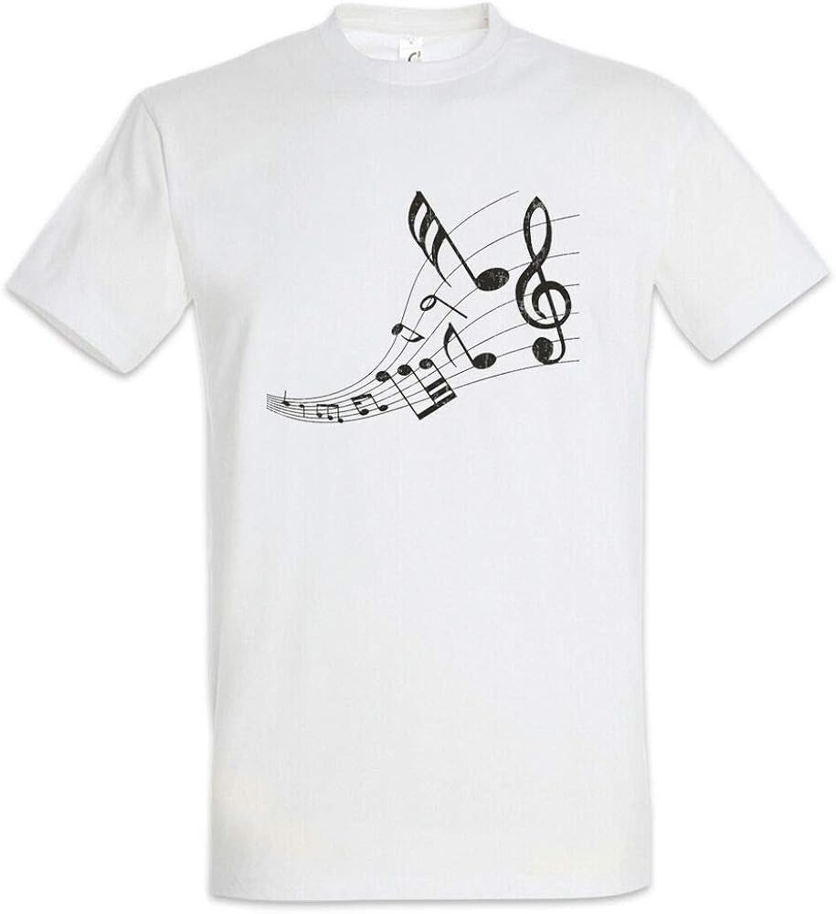Music Notes Teacher Partition Jazz Band TShirt Simple Style Tee