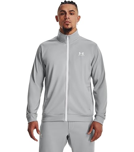 Under Armour Men's Project Rock Knit Track Full Zip Jacket (Medium