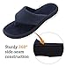 RockDove Memory Foam Men's Flip Flop House Slippers, Spring Summer Open Toe Thong Sandals w/ Indoor Outdoor Shoe Sole