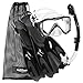 Phantom Aquatics Legendary Mask Fin Snorkel Set with Mesh Bag