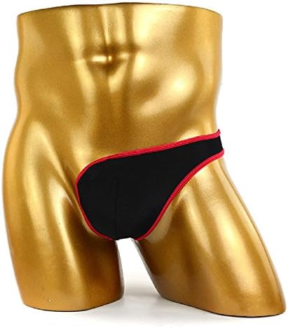WenMei C Word Pants Invisible G-string Men's Underwear (Black)