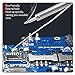 Soldering Iron 60W, Electric Soldering Iron Precision Tip Welding Iron Straight Tip Head Design with Power Indicator Light for Variously Repaired Usage, A Best Gift for DIY Fans