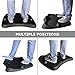 Sunflower Home Comfort Standing Desk Mat Anti Fatigue Office Ergonomic Not Flat Foot Massage Mat Floor Stand Up Desk Mats for Workstation Kitchen Memory Foam Black Extra Thick Cushion Pad