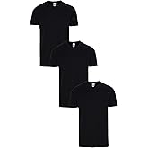 Have It Tall Men's CVC Soft Blend Slim Fit T Shirt 3-Pack