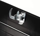 Parrency Small Cash Box with Lock and Coin Slot Black 4.9 x 3.7 x 2.3 in view 4