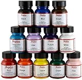 Angelus Leather Paint Set of 12 1 Oz