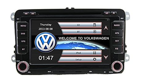 Navegador Volkswagen Golf V, VI / Passat B6, B7, CC - Táctil 2 DIN 7