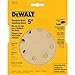 DEWALT DW4307 5-Inch 8 Hole Assortment Hook and Loop Random Orbit Sandpaper (5-Pack) primary