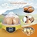 Xuliyme Mini 7 Egg Hatcher Incubator with Temperature Control, Digital Poultry General Purpose Incubators for Chickens Ducks Birds (7 Egg)