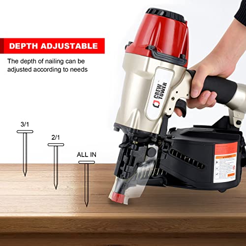 CN565B Coil Siding Nailer Kit - Pneumatic Siding Nail Gun For Siding, Sheathing, Fencing, And Roof Decking - 1-1/4-inch To 2-1/2-inch Nails In Dubai - UAE | Siding Nailers - View #3