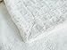 DaDa Bedding Luxury White Roses Faux Fur with Sherpa Backside Fleece Throw Blanket - Super Soft Warm Plush Luxe Solid Toss - 50