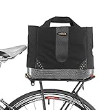 Ibera 2 in 1 Bike PakRak Insulated Cooler Trunk Bag, Bicycle Shopping Bag for Grocery, Hand/ Shoulder Bag