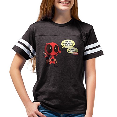 CafePress - Deadpool Love Tacos - Youth Football Shirt
