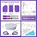137 PCS Russian Cake Decorating Supplies Kit, Baking Pastry Tools, Piping tips and Bags, Non-stick Cake Turntable, Cake Leveler, Icing Spatulas and Scrapers, Fondant Press, Measuring Spoon, Cake Pen